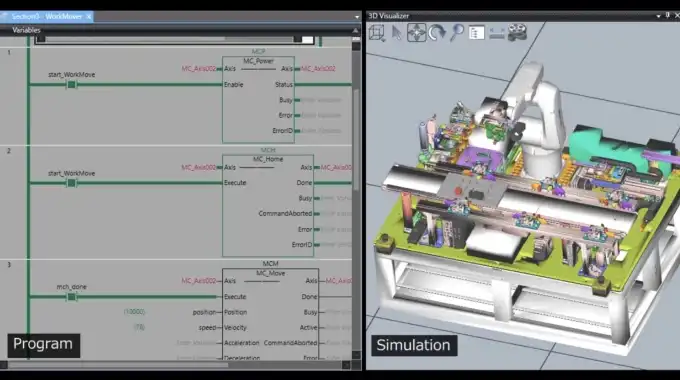 OMRON STEP pour la simulation d’usine virtuelle